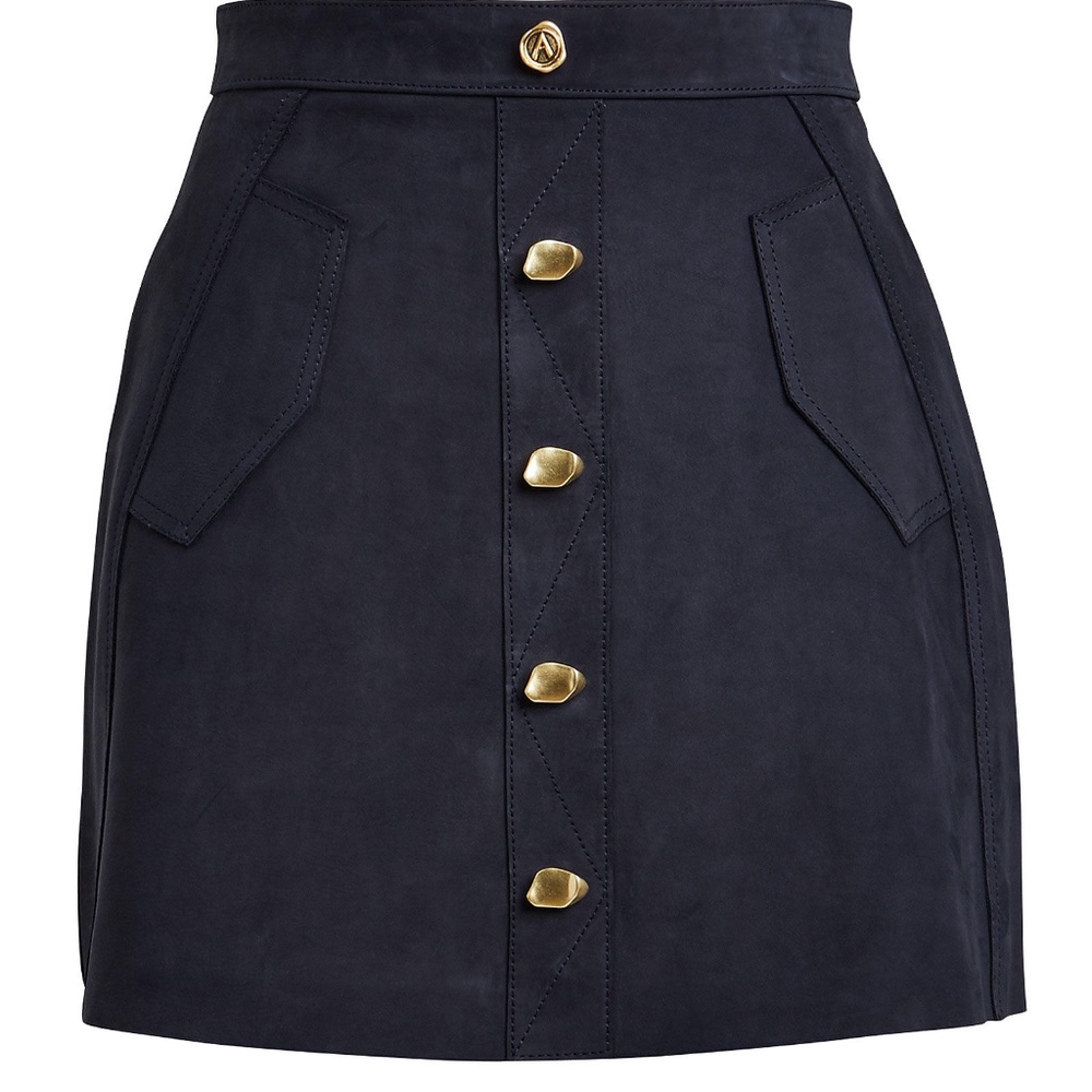 Aje Marina Suede Mini Skirt NWT